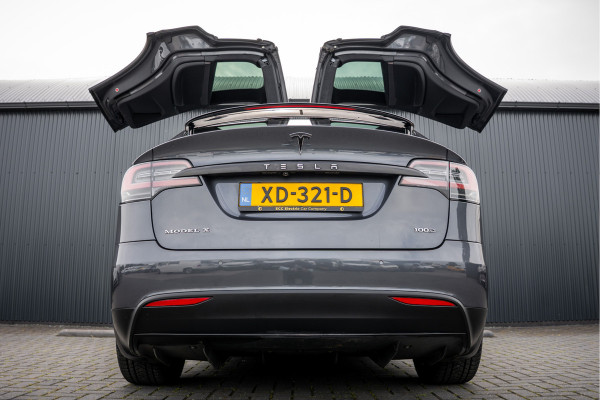 Tesla Model X 100D AWD | 525 PK | 7-Zits | Camera | PDC | Falcon Doors | Premium Connectivity