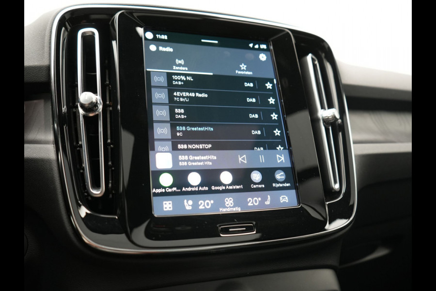 Volvo XC40 Ultimate Recharge 70 kWh 231pk | Panodak | Warmtepomp | Adaptive Cruise | 360 Camera | Harman / Kardon | Alcantara Sportstoelen Memory & Verwarmd | Stuur Verwarmd | Google Assistent | Apple Carplay | Keyless | Blis | DAB |