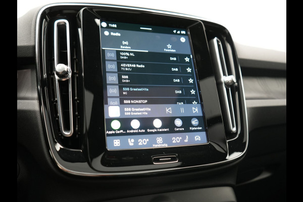 Volvo XC40 Ultimate Recharge 70 kWh 231pk | Panodak | Warmtepomp | Adaptive Cruise | 360 Camera | Harman / Kardon | Alcantara Sportstoelen Memory & Verwarmd | Stuur Verwarmd | Google Assistent | Apple Carplay | Keyless | Blis | DAB |