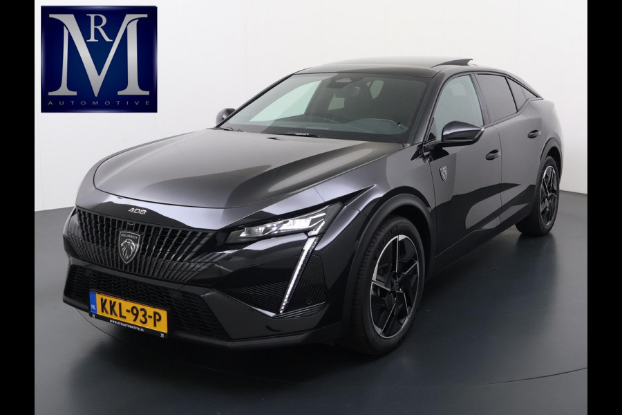 Peugeot e-408 GT 58 kWh NIEUWE AUTO 13KM!| FULL OPTION| PANO| FOCAL AUDIO| 360 CAMERA| ELEKTRISCHE ACHTERKLEP| ELEK. STOELEN| STOEL + STUURVERWARMING MET MASSAGE|