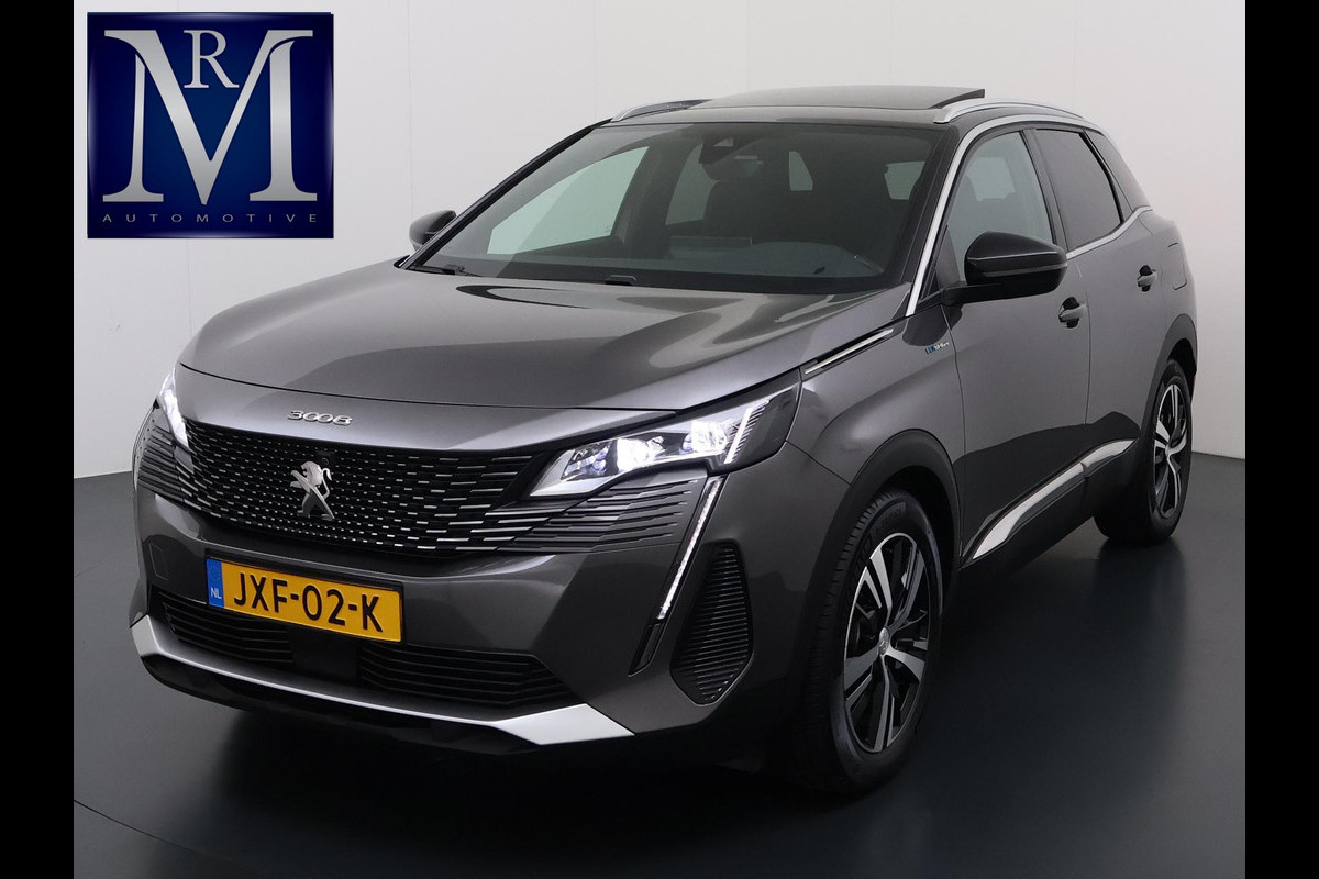 Peugeot 3008 1.6 HYbrid4 300 GT RIJKLAARPRIJS INC. 12MND BOVAG GARANTIE | PANORAMADAK| ADAPTIVE CRUISE CONTROL| STANDKACHEL| CAMERA VOOR + ACHTER|