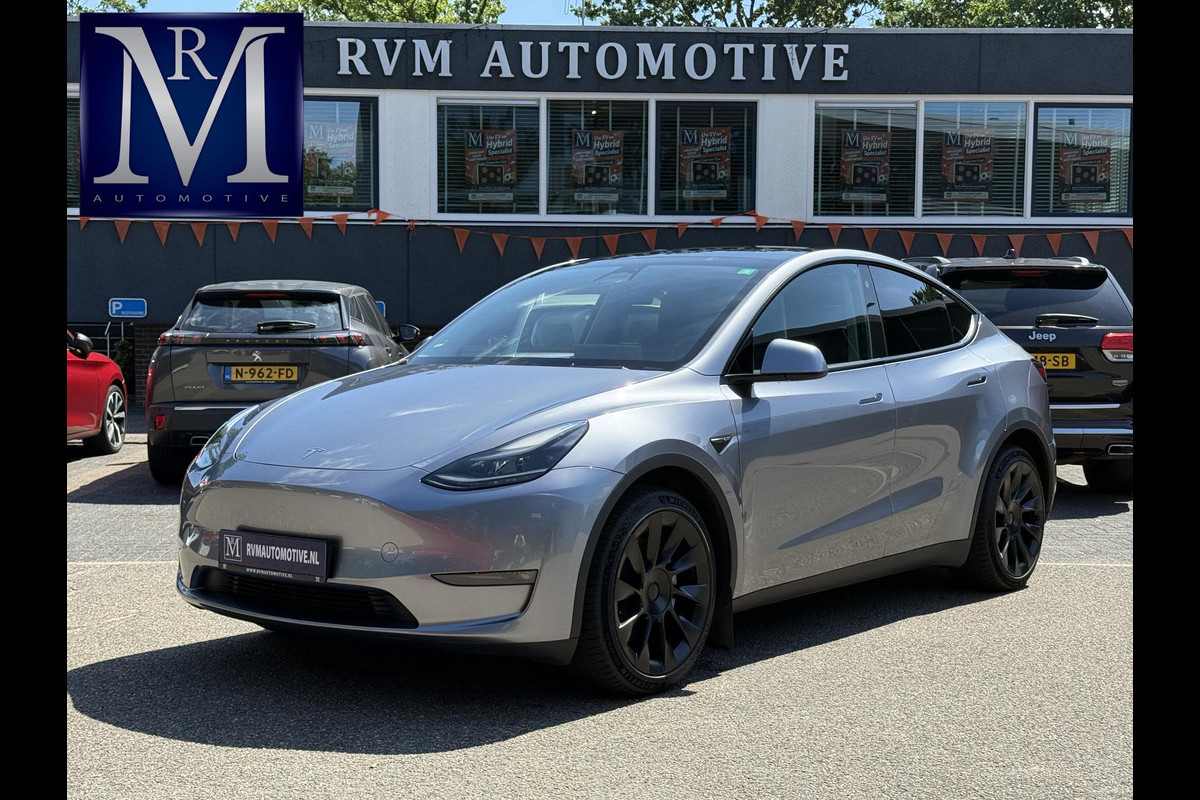 Tesla Model Y Long Range AWD 75 kWh SOH 94%| QUICKSILVER!| TESLA FABRIEKSGARANTIE TOT 02-2028/ 80.000KM | FABRIEKSGARANTIE OP ACCU & AANDRIJFLIJN TOT 2032 OF 192.000 KM | BTW VERREKENBAAR