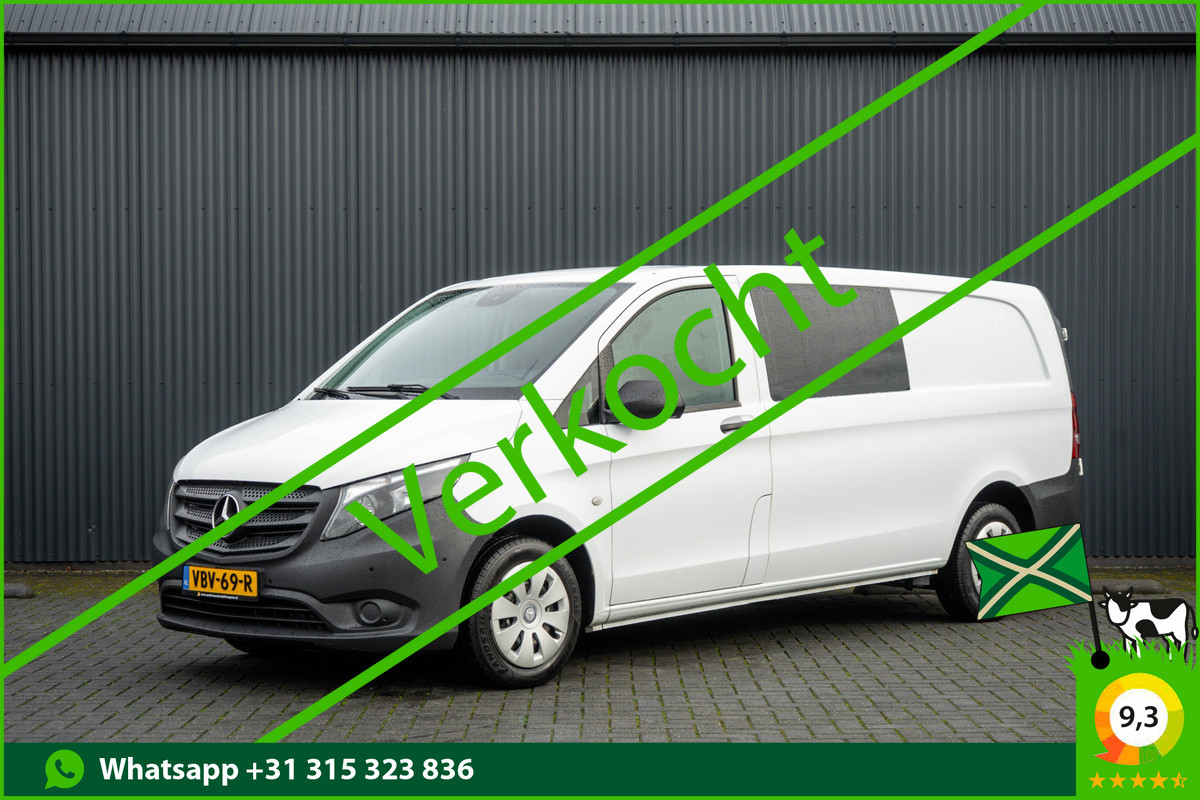 Mercedes-Benz Vito 111 CDI XL L3H1 | 5-Persoons | DC | Camera | Cruise | Airco | Trekhaak