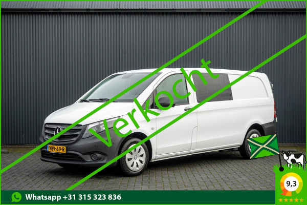 Mercedes-Benz Vito 111 CDI XL L3H1 | 5-Persoons | DC | Camera | Cruise | Airco | Trekhaak