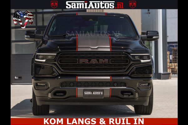 Dodge Ram LIMITED | TRAINHORN | | HUD | UITLAATKLEP | LUCHTVERING | STRIPING | PANODAK | BOM VOL | BLAUW VOORRUIT | 5.7 V8 HEMI 402PK | DC | DUBBELE CABINE | 5 PERSOONS | GRIJSKENTEKEN PICK UP | EERSTE EIGENAAR | OPEN UITLAAT KLEP & TRAIN HORN | | De specialist in Amerikaanse pick‑ups in Nederland en Europa.