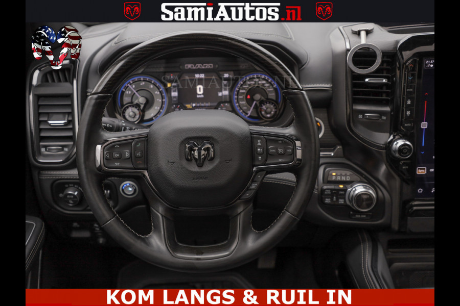 Dodge Ram LIMITED | TRAINHORN | | HUD | UITLAATKLEP | LUCHTVERING | STRIPING | PANODAK | BOM VOL | BLAUW VOORRUIT | 5.7 V8 HEMI 402PK | DC | DUBBELE CABINE | 5 PERSOONS | GRIJSKENTEKEN PICK UP | EERSTE EIGENAAR | OPEN UITLAAT KLEP & TRAIN HORN | | De specialist in Amerikaanse pick‑ups in Nederland en Europa.