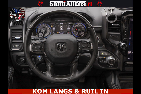 Dodge Ram LIMITED | TRAINHORN | | HUD | UITLAATKLEP | LUCHTVERING | STRIPING | PANODAK | BOM VOL | BLAUW VOORRUIT | 5.7 V8 HEMI 402PK | DC | DUBBELE CABINE | 5 PERSOONS | GRIJSKENTEKEN PICK UP | EERSTE EIGENAAR | OPEN UITLAAT KLEP & TRAIN HORN | | De specialist in Amerikaanse pick‑ups in Nederland en Europa.
