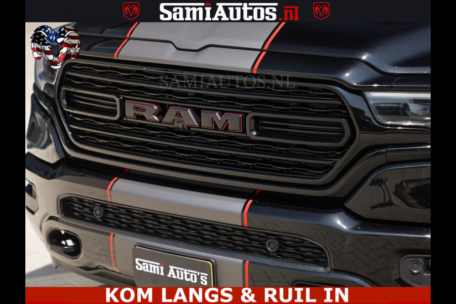 Dodge Ram LIMITED | TRAINHORN | | HUD | UITLAATKLEP | LUCHTVERING | STRIPING | PANODAK | BOM VOL | BLAUW VOORRUIT | 5.7 V8 HEMI 402PK | DC | DUBBELE CABINE | 5 PERSOONS | GRIJSKENTEKEN PICK UP | EERSTE EIGENAAR | OPEN UITLAAT KLEP & TRAIN HORN | | De specialist in Amerikaanse pick‑ups in Nederland en Europa.