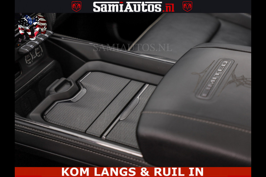 Dodge Ram LIMITED | TRAINHORN | | HUD | UITLAATKLEP | LUCHTVERING | STRIPING | PANODAK | BOM VOL | BLAUW VOORRUIT | 5.7 V8 HEMI 402PK | DC | DUBBELE CABINE | 5 PERSOONS | GRIJSKENTEKEN PICK UP | EERSTE EIGENAAR | OPEN UITLAAT KLEP & TRAIN HORN | | De specialist in Amerikaanse pick‑ups in Nederland en Europa.