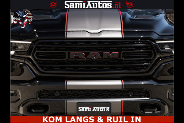 Dodge Ram LIMITED | TRAINHORN | | HUD | UITLAATKLEP | LUCHTVERING | STRIPING | PANODAK | BOM VOL | BLAUW VOORRUIT | 5.7 V8 HEMI 402PK | DC | DUBBELE CABINE | 5 PERSOONS | GRIJSKENTEKEN PICK UP | EERSTE EIGENAAR | OPEN UITLAAT KLEP & TRAIN HORN | | De specialist in Amerikaanse pick‑ups in Nederland en Europa.