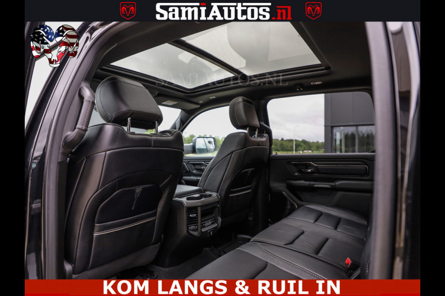 Dodge Ram LIMITED | TRAINHORN | | HUD | UITLAATKLEP | LUCHTVERING | STRIPING | PANODAK | BOM VOL | BLAUW VOORRUIT | 5.7 V8 HEMI 402PK | DC | DUBBELE CABINE | 5 PERSOONS | GRIJSKENTEKEN PICK UP | EERSTE EIGENAAR | OPEN UITLAAT KLEP & TRAIN HORN | | De specialist in Amerikaanse pick‑ups in Nederland en Europa.
