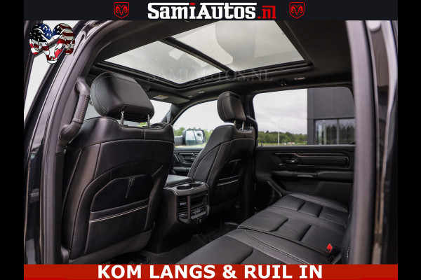 Dodge Ram LIMITED | TRAINHORN | | HUD | UITLAATKLEP | LUCHTVERING | STRIPING | PANODAK | BOM VOL | BLAUW VOORRUIT | 5.7 V8 HEMI 402PK | DC | DUBBELE CABINE | 5 PERSOONS | GRIJSKENTEKEN PICK UP | EERSTE EIGENAAR | OPEN UITLAAT KLEP & TRAIN HORN | | De specialist in Amerikaanse pick‑ups in Nederland en Europa.
