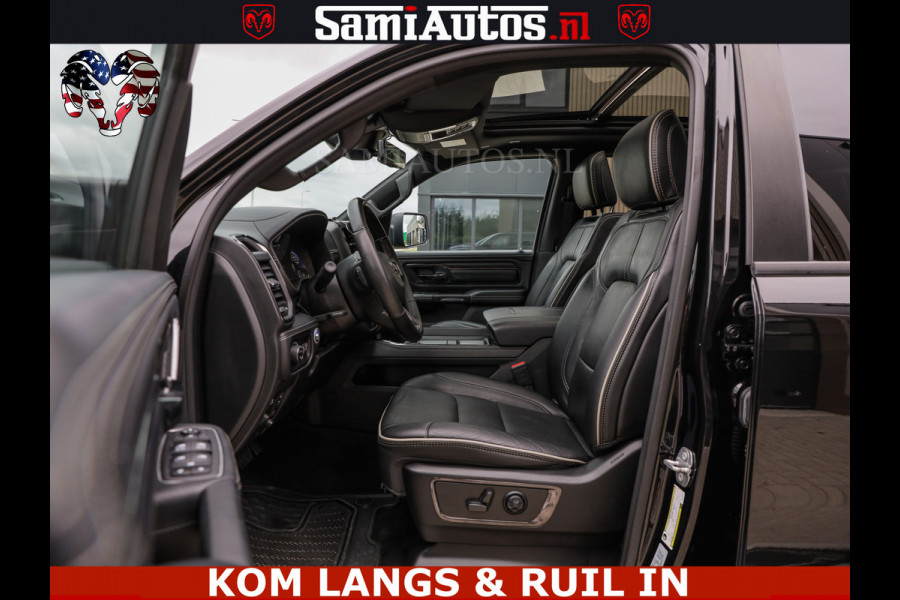 Dodge Ram LIMITED | TRAINHORN | | HUD | UITLAATKLEP | LUCHTVERING | STRIPING | PANODAK | BOM VOL | BLAUW VOORRUIT | 5.7 V8 HEMI 402PK | DC | DUBBELE CABINE | 5 PERSOONS | GRIJSKENTEKEN PICK UP | EERSTE EIGENAAR | OPEN UITLAAT KLEP & TRAIN HORN | | De specialist in Amerikaanse pick‑ups in Nederland en Europa.