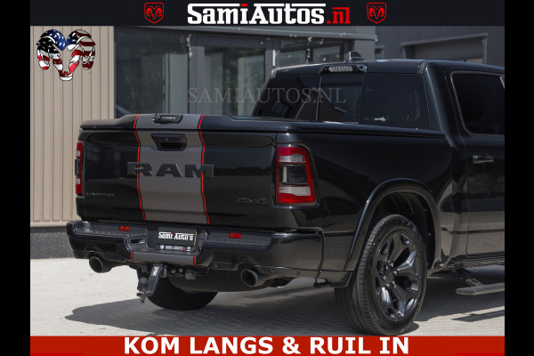 Dodge Ram LIMITED | TRAINHORN | | HUD | UITLAATKLEP | LUCHTVERING | STRIPING | PANODAK | BOM VOL | BLAUW VOORRUIT | 5.7 V8 HEMI 402PK | DC | DUBBELE CABINE | 5 PERSOONS | GRIJSKENTEKEN PICK UP | EERSTE EIGENAAR | OPEN UITLAAT KLEP & TRAIN HORN | | De specialist in Amerikaanse pick‑ups in Nederland en Europa.