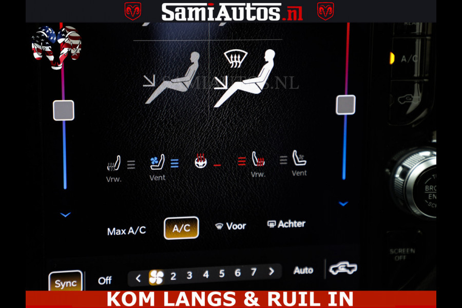 Dodge Ram LIMITED | TRAINHORN | | HUD | UITLAATKLEP | LUCHTVERING | STRIPING | PANODAK | BOM VOL | BLAUW VOORRUIT | 5.7 V8 HEMI 402PK | DC | DUBBELE CABINE | 5 PERSOONS | GRIJSKENTEKEN PICK UP | EERSTE EIGENAAR | OPEN UITLAAT KLEP & TRAIN HORN | | De specialist in Amerikaanse pick‑ups in Nederland en Europa.