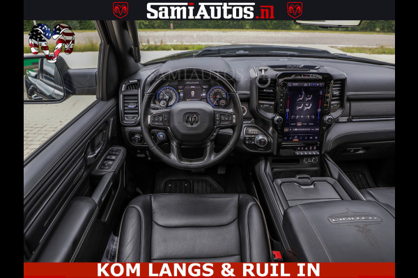 Dodge Ram LIMITED | TRAINHORN | | HUD | UITLAATKLEP | LUCHTVERING | STRIPING | PANODAK | BOM VOL | BLAUW VOORRUIT | 5.7 V8 HEMI 402PK | DC | DUBBELE CABINE | 5 PERSOONS | GRIJSKENTEKEN PICK UP | EERSTE EIGENAAR | OPEN UITLAAT KLEP & TRAIN HORN | | De specialist in Amerikaanse pick‑ups in Nederland en Europa.
