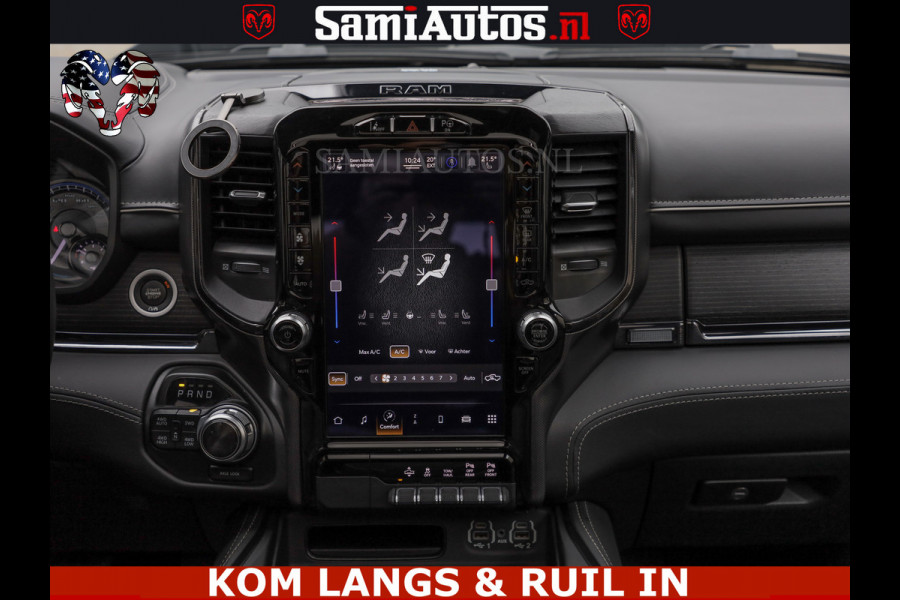 Dodge Ram LIMITED | TRAINHORN | | HUD | UITLAATKLEP | LUCHTVERING | STRIPING | PANODAK | BOM VOL | BLAUW VOORRUIT | 5.7 V8 HEMI 402PK | DC | DUBBELE CABINE | 5 PERSOONS | GRIJSKENTEKEN PICK UP | EERSTE EIGENAAR | OPEN UITLAAT KLEP & TRAIN HORN | | De specialist in Amerikaanse pick‑ups in Nederland en Europa.