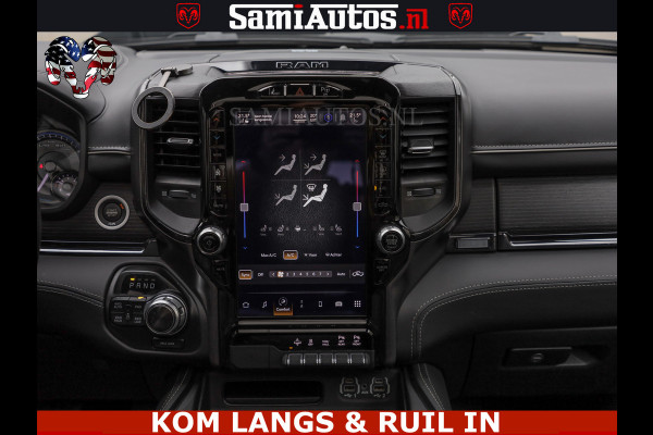 Dodge Ram LIMITED | TRAINHORN | | HUD | UITLAATKLEP | LUCHTVERING | STRIPING | PANODAK | BOM VOL | BLAUW VOORRUIT | 5.7 V8 HEMI 402PK | DC | DUBBELE CABINE | 5 PERSOONS | GRIJSKENTEKEN PICK UP | EERSTE EIGENAAR | OPEN UITLAAT KLEP & TRAIN HORN | | De specialist in Amerikaanse pick‑ups in Nederland en Europa.