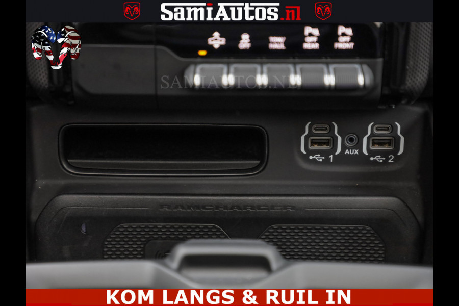 Dodge Ram LIMITED | TRAINHORN | | HUD | UITLAATKLEP | LUCHTVERING | STRIPING | PANODAK | BOM VOL | BLAUW VOORRUIT | 5.7 V8 HEMI 402PK | DC | DUBBELE CABINE | 5 PERSOONS | GRIJSKENTEKEN PICK UP | EERSTE EIGENAAR | OPEN UITLAAT KLEP & TRAIN HORN | | De specialist in Amerikaanse pick‑ups in Nederland en Europa.