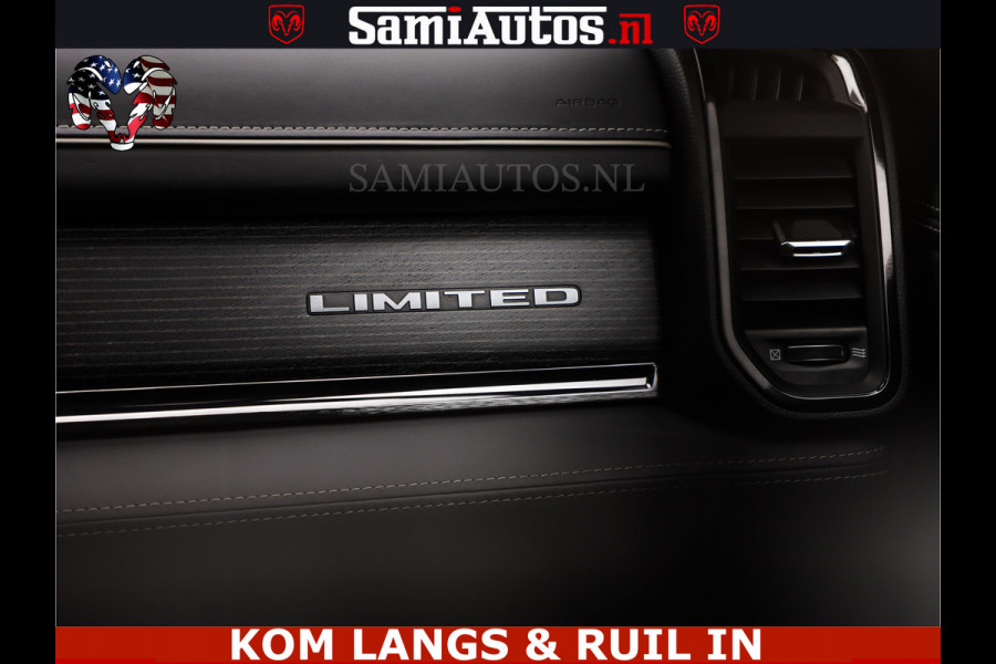 Dodge Ram LIMITED | TRAINHORN | | HUD | UITLAATKLEP | LUCHTVERING | STRIPING | PANODAK | BOM VOL | BLAUW VOORRUIT | 5.7 V8 HEMI 402PK | DC | DUBBELE CABINE | 5 PERSOONS | GRIJSKENTEKEN PICK UP | EERSTE EIGENAAR | OPEN UITLAAT KLEP & TRAIN HORN | | De specialist in Amerikaanse pick‑ups in Nederland en Europa.