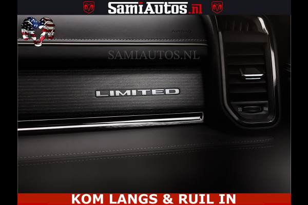 Dodge Ram LIMITED | TRAINHORN | | HUD | UITLAATKLEP | LUCHTVERING | STRIPING | PANODAK | BOM VOL | BLAUW VOORRUIT | 5.7 V8 HEMI 402PK | DC | DUBBELE CABINE | 5 PERSOONS | GRIJSKENTEKEN PICK UP | EERSTE EIGENAAR | OPEN UITLAAT KLEP & TRAIN HORN | | De specialist in Amerikaanse pick‑ups in Nederland en Europa.