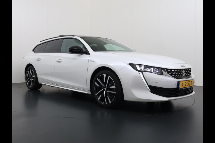 Peugeot 508 1.6 HYbrid GT PHEV| AFNEEMBARE TREKHAAK| PANO| ELEKTRISCHE ACHTERKLEP| ACHTERUITRIJCAMERA| RIJKLAAR GELEVERD INCL. 12 MND BOVAG GARANTIE| DODE HOEK SENSOR|