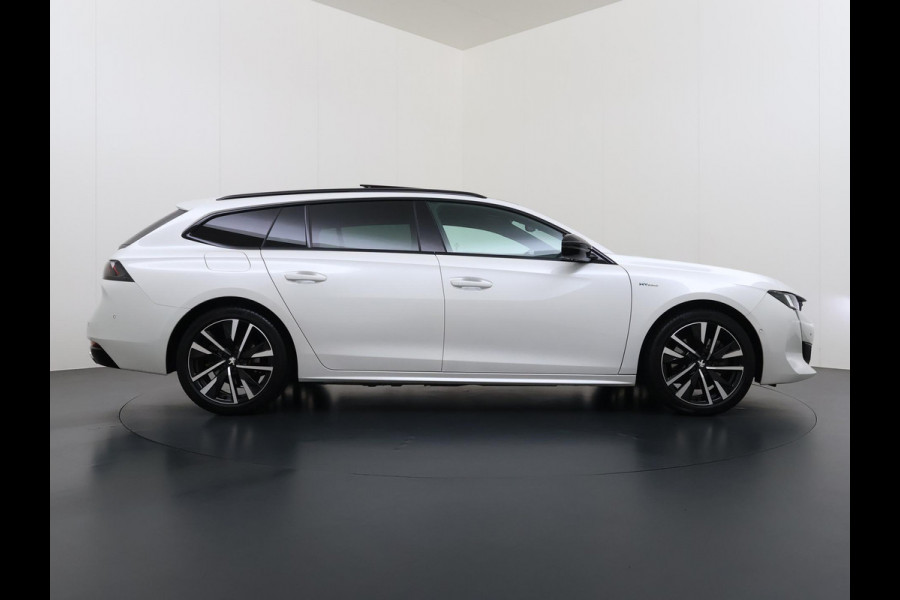 Peugeot 508 1.6 HYbrid GT PHEV| AFNEEMBARE TREKHAAK| PANO| ELEKTRISCHE ACHTERKLEP| ACHTERUITRIJCAMERA| RIJKLAAR GELEVERD INCL. 12 MND BOVAG GARANTIE| DODE HOEK SENSOR|