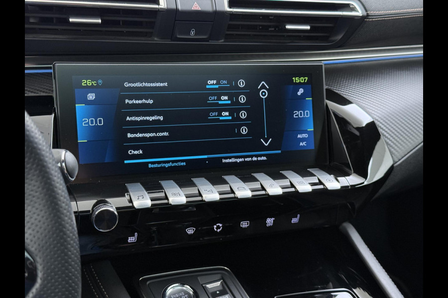 Peugeot 508 1.6 HYbrid GT PHEV| AFNEEMBARE TREKHAAK| PANO| ELEKTRISCHE ACHTERKLEP| ACHTERUITRIJCAMERA| RIJKLAAR GELEVERD INCL. 12 MND BOVAG GARANTIE| DODE HOEK SENSOR|