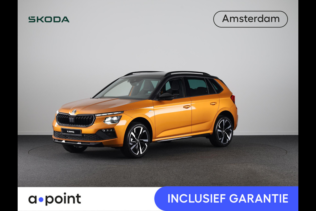 Škoda Kamiq Monte Carlo 1.0 TSI 115 pk 7 versn. DSG | 18 inch | Blind Spot | Navigatie | Adaptive Cruise | Panoramadak | Stoelverwarming |