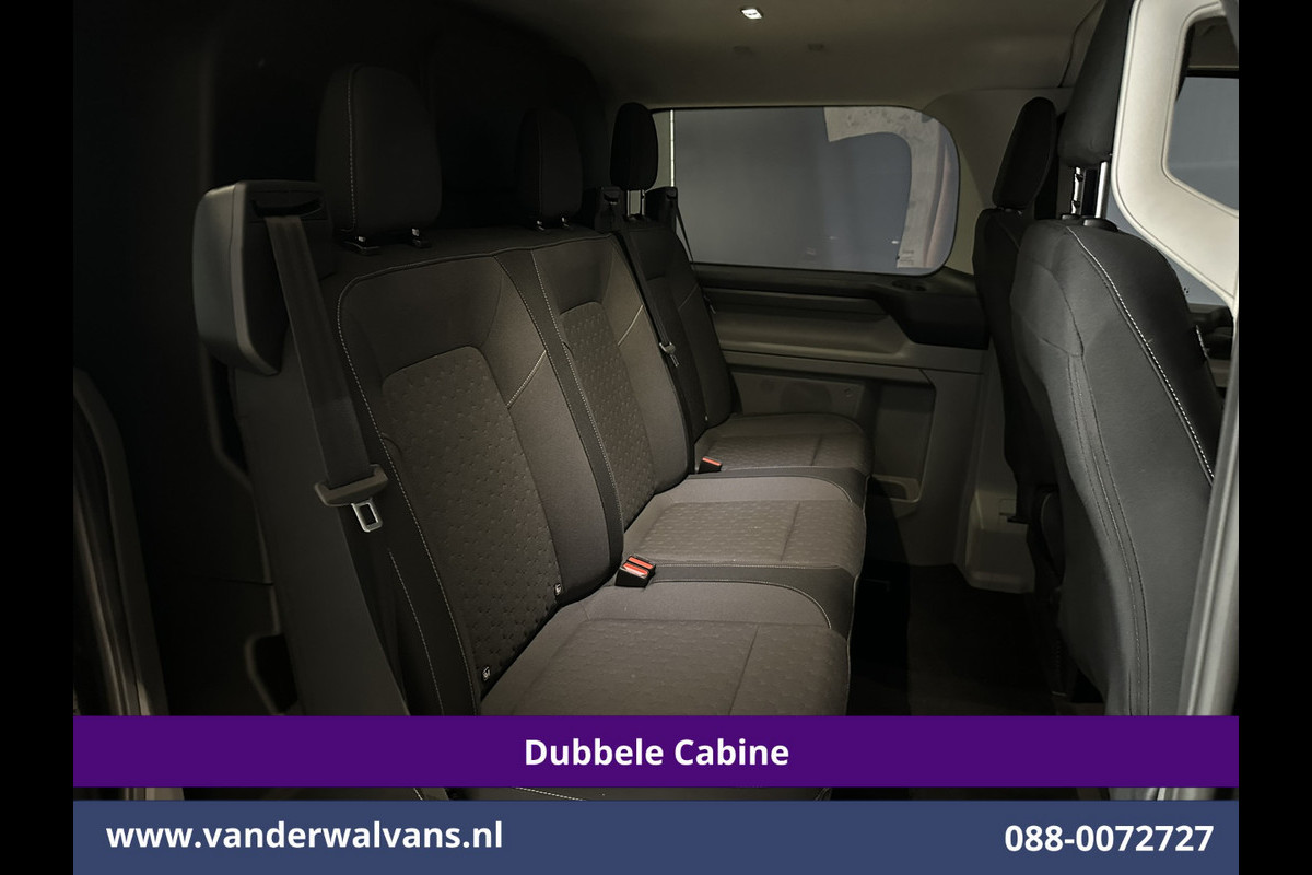 Ford Transit Custom 2.0 TDCI 136pk L1H1 Dubbele Cabine Fabrieksgarantie Euro6 Airco | 5-Zits | Camera | Navigatie | Parkeersensoren Cruisecontrol, Stoelverwarming, Applecarplay,  Android Auto, velgen, 2500kg trekvermogen