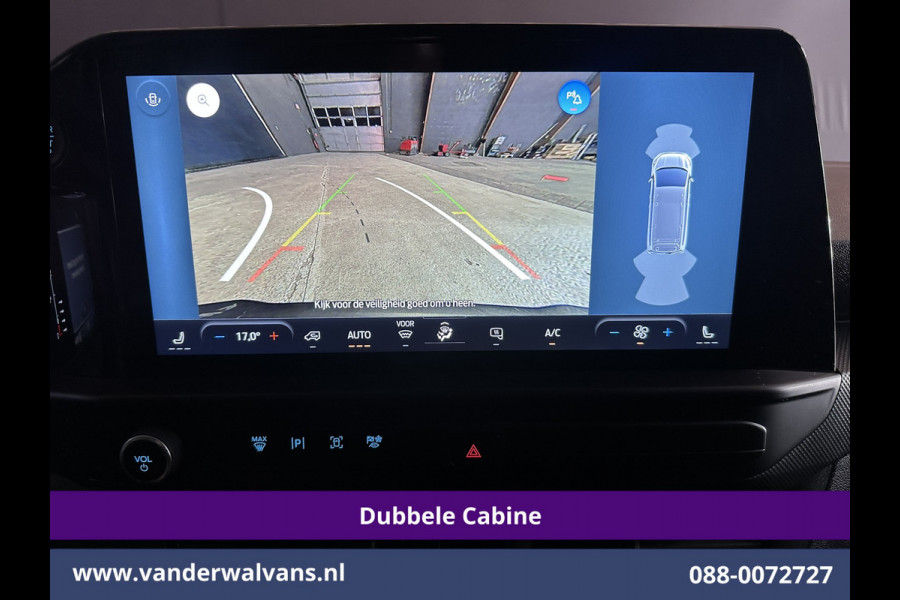 Ford Transit Custom 2.0 TDCI 136pk L1H1 Dubbele Cabine Fabrieksgarantie Euro6 Airco | 5-Zits | Camera | Navigatie | Parkeersensoren Cruisecontrol, Stoelverwarming, Applecarplay,  Android Auto, velgen, 2500kg trekvermogen