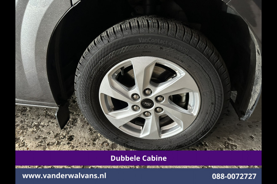 Ford Transit Custom 2.0 TDCI 136pk L1H1 Dubbele Cabine Fabrieksgarantie Euro6 Airco | 5-Zits | Camera | Navigatie | Parkeersensoren Cruisecontrol, Stoelverwarming, Applecarplay,  Android Auto, velgen, 2500kg trekvermogen