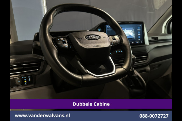 Ford Transit Custom 2.0 TDCI 136pk L1H1 Dubbele Cabine Fabrieksgarantie Euro6 Airco | 5-Zits | Camera | Navigatie | Parkeersensoren Cruisecontrol, Stoelverwarming, Applecarplay,  Android Auto, velgen, 2500kg trekvermogen