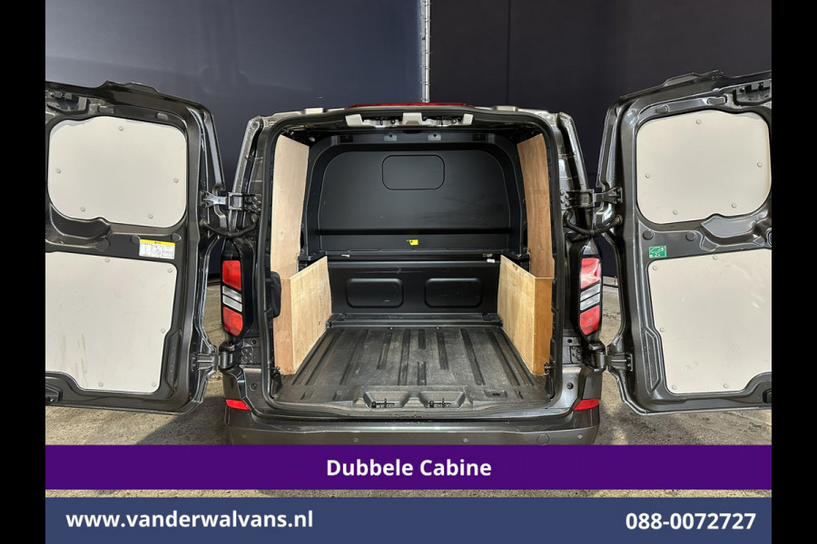 Ford Transit Custom 2.0 TDCI 136pk L1H1 Dubbele Cabine Fabrieksgarantie Euro6 Airco | 5-Zits | Camera | Navigatie | Parkeersensoren Cruisecontrol, Stoelverwarming, Applecarplay,  Android Auto, velgen, 2500kg trekvermogen