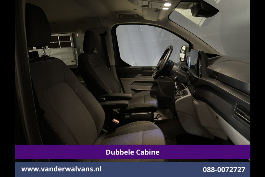Ford Transit Custom 2.0 TDCI 136pk L1H1 Dubbele Cabine Fabrieksgarantie Euro6 Airco | 5-Zits | Camera | Navigatie | Parkeersensoren Cruisecontrol, Stoelverwarming, Applecarplay,  Android Auto, velgen, 2500kg trekvermogen