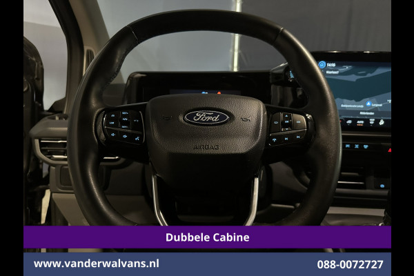 Ford Transit Custom 2.0 TDCI 136pk L1H1 Dubbele Cabine Fabrieksgarantie Euro6 Airco | 5-Zits | Camera | Navigatie | Parkeersensoren Cruisecontrol, Stoelverwarming, Applecarplay,  Android Auto, velgen, 2500kg trekvermogen