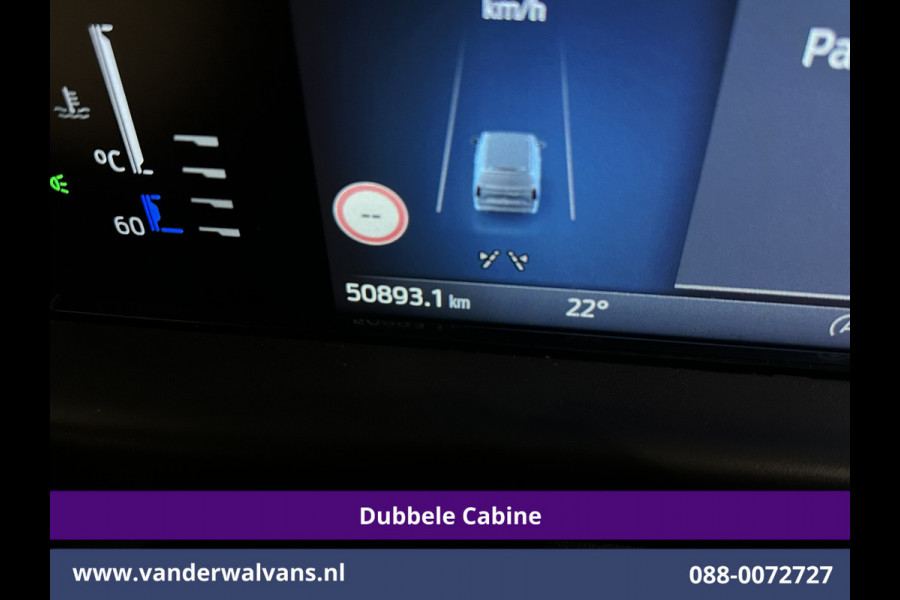 Ford Transit Custom 2.0 TDCI 136pk L1H1 Dubbele Cabine Fabrieksgarantie Euro6 Airco | 5-Zits | Camera | Navigatie | Parkeersensoren Cruisecontrol, Stoelverwarming, Applecarplay,  Android Auto, velgen, 2500kg trekvermogen