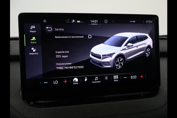 Škoda ENYAQ iV 80 204 PK SOH 89,42% + WEGKL. TREKHAAK | SFEERVERL | STANDKACHEL | CAMERA | STUURWIELVER. | CARPLAY