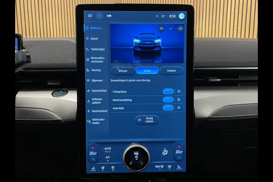 Ford Mustang Mach-E Extended RWD 98 kWh|92% SOH|VOLLEDER|B&O|ACC|360+V+A-CAMERA|CARPLAY|STOEL+STUURVERW|NL-AUTO|1e EIG.|INCL. BTW|