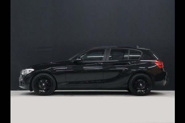 BMW 1-serie 118i M Sport [STOELVERWARMING, TREKHAAK, CRUISE COMTROL, PDC V+A, LED, MULTIFUNCTIONEEL STUURWIEL, NAVIGATIE, BLUETOOTH, 6 BAK, NIEUWSTAAT]