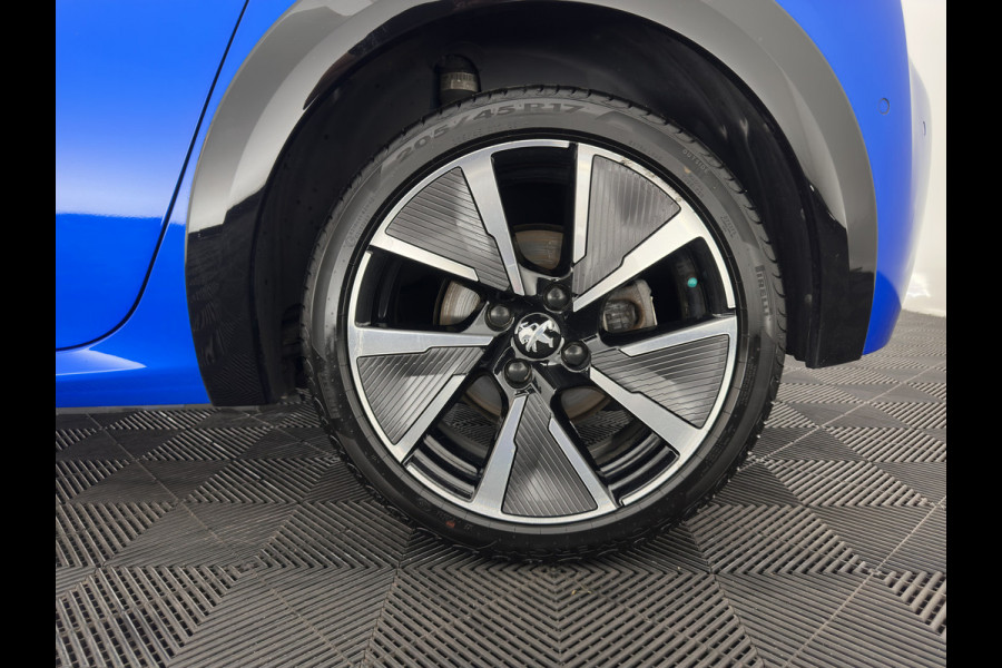 Peugeot e-208 EV GT Pack 50 kWh [3-Fase-11kW] {SoH-94%} (INCL.BTW) *FULL-LED | DIGI-COCKPIT | BLINDSPOT | CAMERA | LEATHER-ALCANTARA | AMBIENTLIGHT | NAVI-FULLMAP | LANE-ASSIST | KEYLESS | DAB | CCS-FASTLOADER | HEATED-SPORTSEATS | 17''ALU*