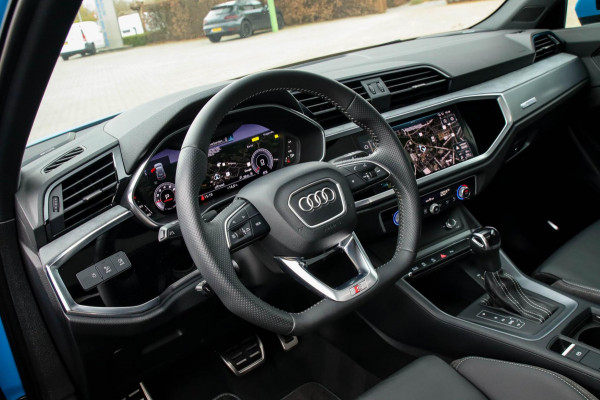 Audi Q3 35 TFSI 1.5 TFSI S Line Pro Line S 150pk S-Tronic 1e|DLR|Panoramadak|Virtual Cockpit|LED Matrix|Leder|ACC|B&O|20inch|Black