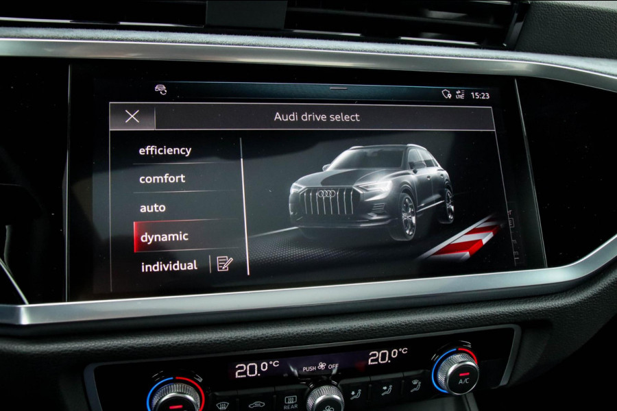 Audi Q3 35 TFSI 1.5 TFSI S Line Pro Line S 150pk S-Tronic 1e|DLR|Panoramadak|Virtual Cockpit|LED Matrix|Leder|ACC|B&O|20inch|Black