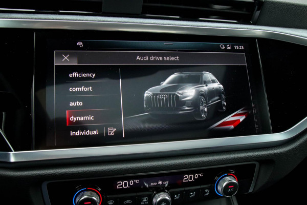 Audi Q3 35 TFSI 1.5 TFSI S Line Pro Line S 150pk S-Tronic 1e|DLR|Panoramadak|Virtual Cockpit|LED Matrix|Leder|ACC|B&O|20inch|Black