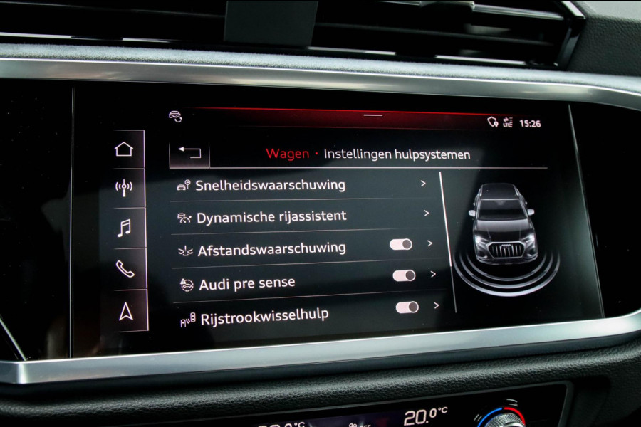 Audi Q3 35 TFSI 1.5 TFSI S Line Pro Line S 150pk S-Tronic 1e|DLR|Panoramadak|Virtual Cockpit|LED Matrix|Leder|ACC|B&O|20inch|Black
