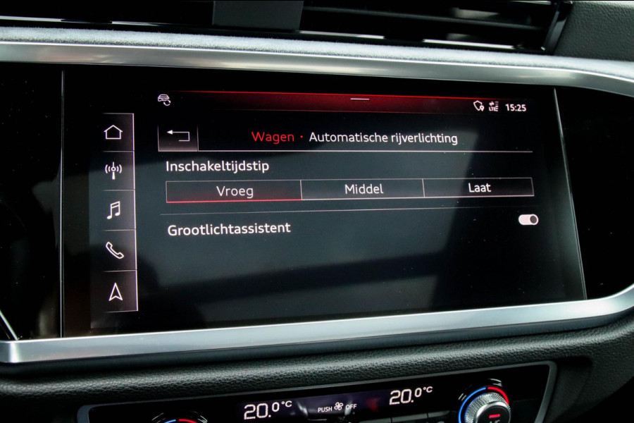 Audi Q3 35 TFSI 1.5 TFSI S Line Pro Line S 150pk S-Tronic 1e|DLR|Panoramadak|Virtual Cockpit|LED Matrix|Leder|ACC|B&O|20inch|Black