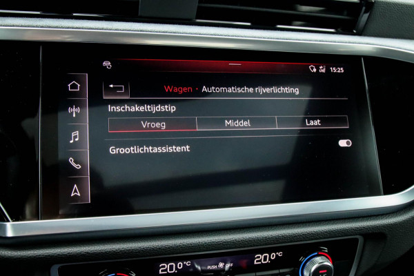 Audi Q3 35 TFSI 1.5 TFSI S Line Pro Line S 150pk S-Tronic 1e|DLR|Panoramadak|Virtual Cockpit|LED Matrix|Leder|ACC|B&O|20inch|Black