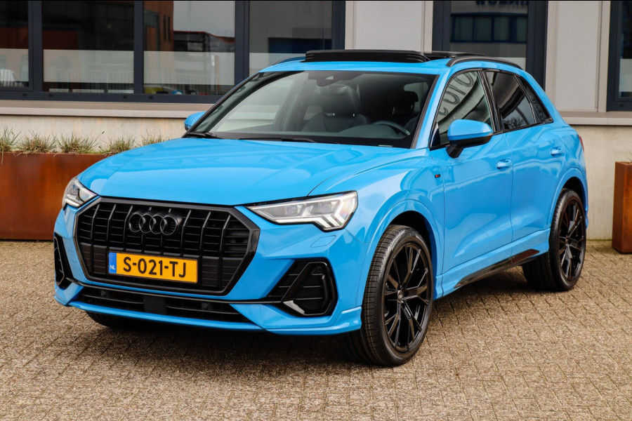 Audi Q3 35 TFSI 1.5 TFSI S Line Pro Line S 150pk S-Tronic 1e|DLR|Panoramadak|Virtual Cockpit|LED Matrix|Leder|ACC|B&O|20inch|Black