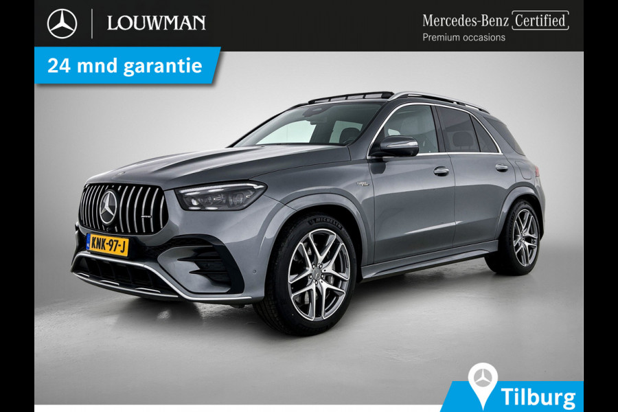 Mercedes-Benz GLE Mercedes-AMG 53 Hybrid 4MATIC+ Trekhaak | Distronic | Panorama Schuif-Kanteldak | Airmatic | Parkeerpakket met 360°-camera. Inclusief 24 maanden MB Certified garantie voor Europa.