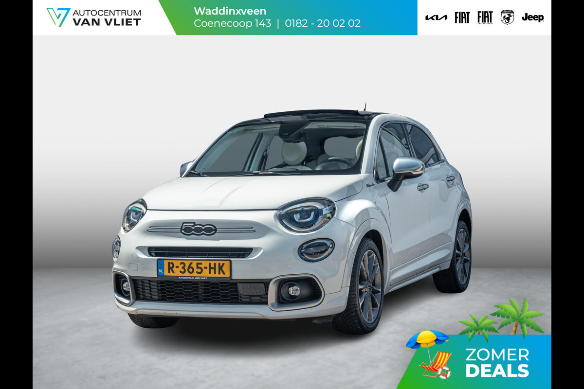 Fiat 500X 1.5 Hybrid Dolcevita Special Edition Cabrio | Automaat | Pack ADAS | Clima | Adapt. Cruise | 18" | Apple Carplay | Keyless | BSM | Leder